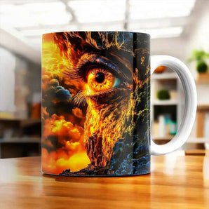 Mug Falaise Humaine illustré à la main en Anjou
