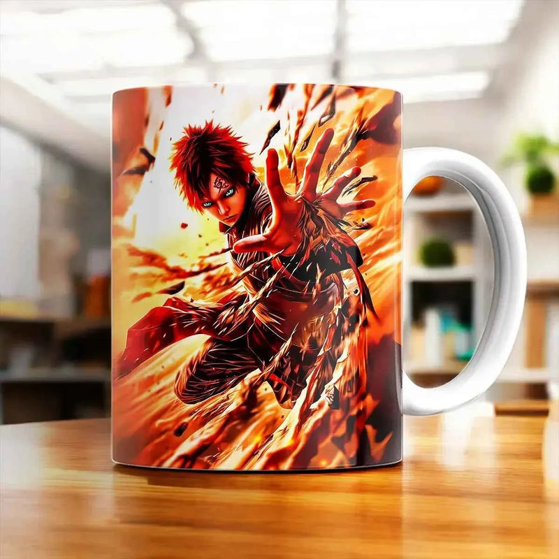Mug Gaara Naruto illustré à la main en Anjou