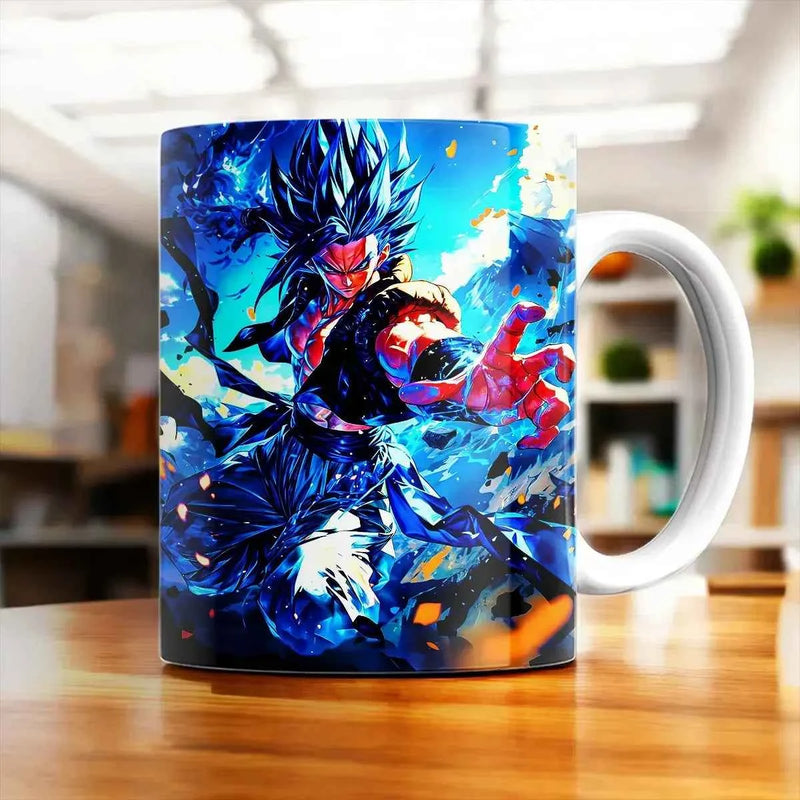 Mug Gogeta Blue illustré à la main en Anjou