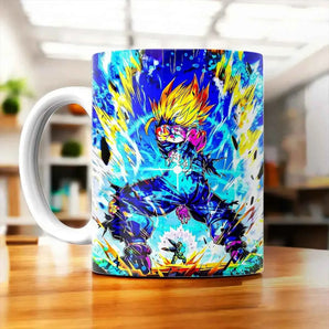 Mug Gohan SSJ2 Dragon Ball Z illustré à la main en Anjou