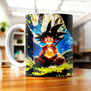 Tasse Goku Enfant Dragon Ball illustrée à la main en Anjou