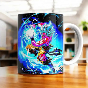 Mug Goku Migatte Dragon Ball illustré à la main en Anjou