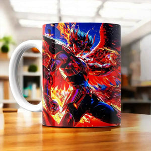 Tasse Ikki du Phénix Saint Seiya illustrée à la main en Anjou