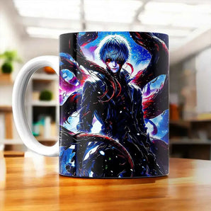 Tasse Kaneki Tokyo Ghoul illustrée à la main en Anjou