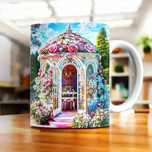Mug Kiosque illustré à la main en Anjou