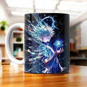 Tasse Kirua Hunter x Hunter illustrée à la main en Anjou