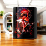 Tasse Light Yagami Death Note illustrée à la main en Anjou
