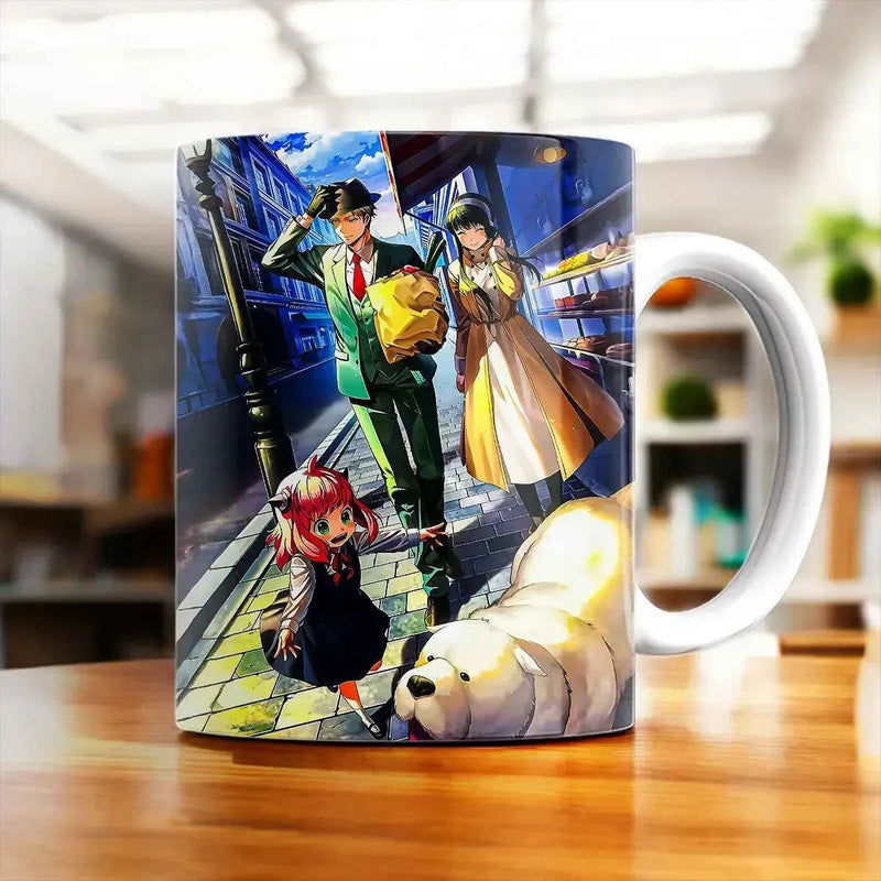 Mug Spy x Family illustré à la main en Anjou