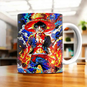 Mug Luffy One Piece illustré à la main en Anjou