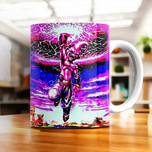 Mug Majin Boo Dragon Ball illustré à la main en Anjou