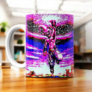 Tasse Majin Boo Dragon Ball illustrée à la main en Anjou