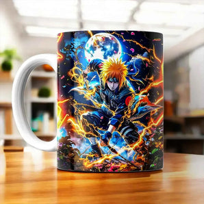 Tasse Minato Naruto illustrée à la main en Anjou