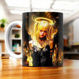 Tasse Misa Amane illustrée à la main en Anjou