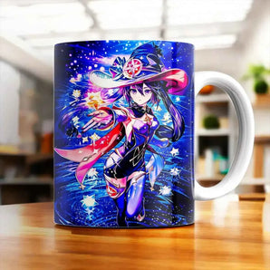 Mug Mona Genshin Impact illustré à la main en Anjou