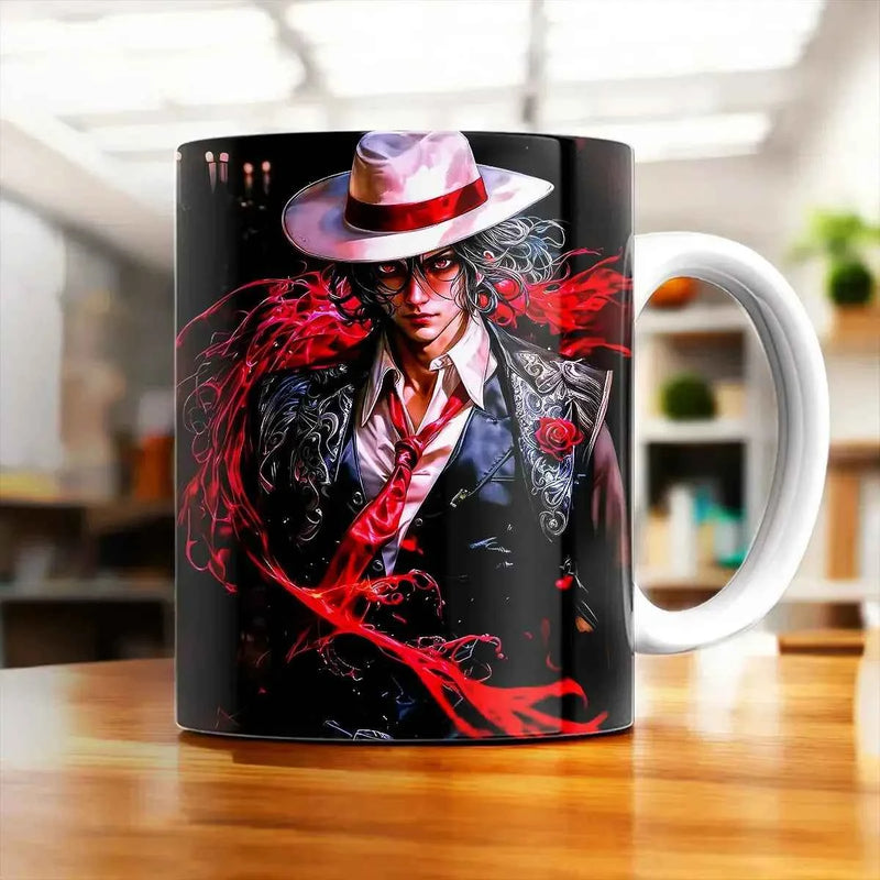 Mug Muzan Demon Slayer illustré à la main en Anjou