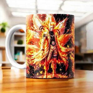 Tasse Naruto Shippuden illustrée à la main en Anjou