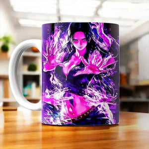 Tasse Nico Robin One Piece illustrée à la main en Anjou