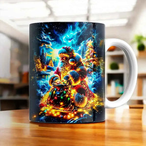 Mug Père Noël illustré à la main en Anjou