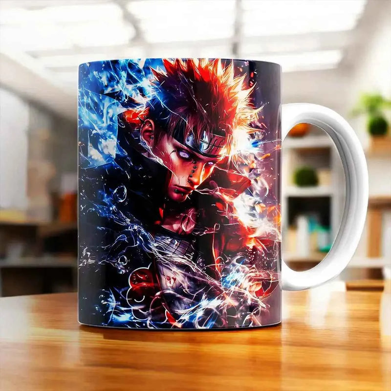 Mug Pain Naruto illustré à la main en Anjou