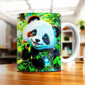 Mug Panda illustré à la main en Anjou
