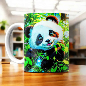 Tasse Panda illustrée à la main en Anjou