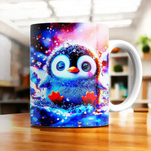 Mug Pingouin illustré à la main en Anjou