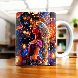 Mug Raiponce illustré à la main en Anjou