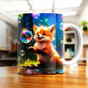 Mug Renard illustré à la main en Anjou