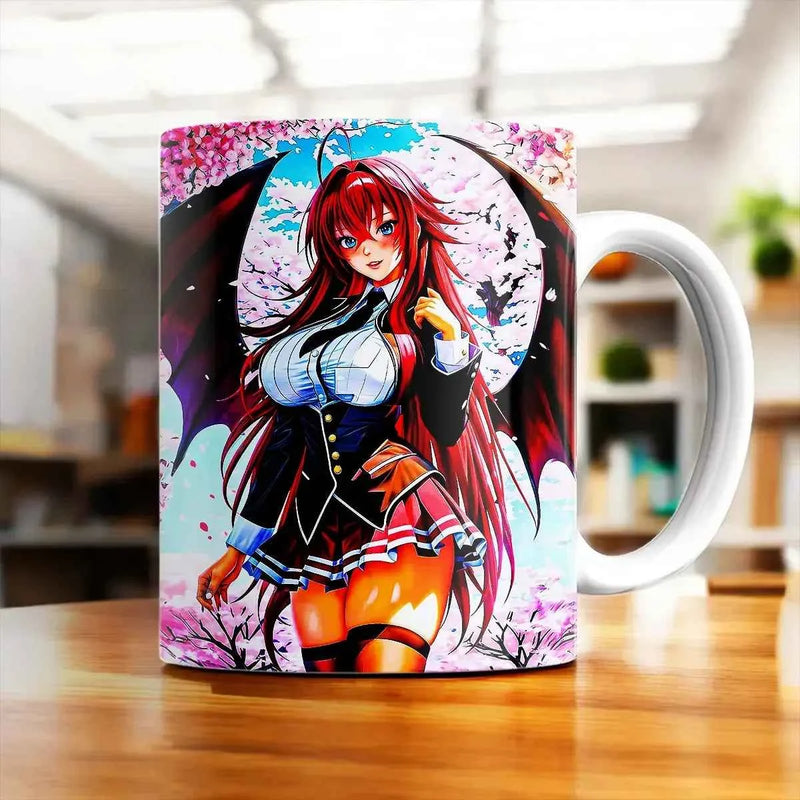 Mug Rias Gremory High School DxD illustré à la main en Anjou