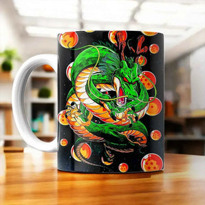 Tasse Shenron Dragon Ball illustrée à la main en Anjou