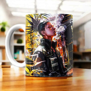 Tasse Shikamaru Naruto illustrée à la main en Anjou
