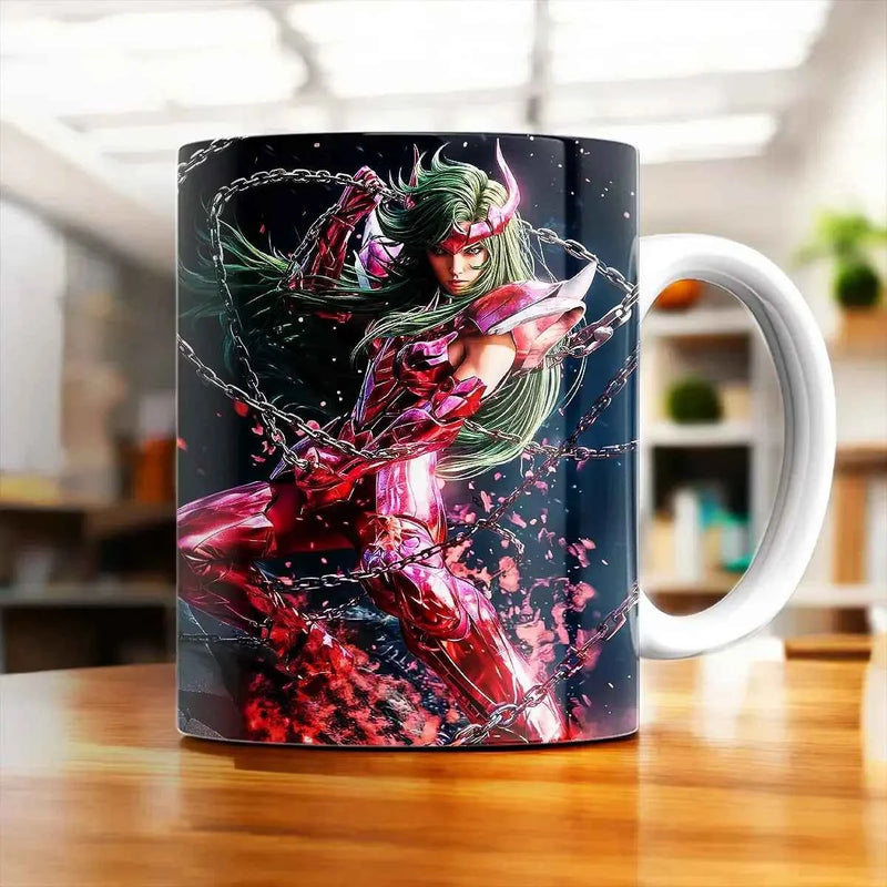 Mug Shun d'Andromède Saint Seiya illustré à la main en Anjou