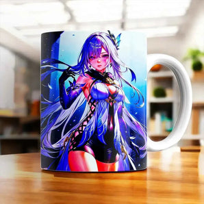 Mug Skirk Genshin Impact illustré à la main en Anjou