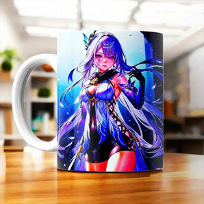 Tasse Skirk Genshin Impact illustrée à la main en Anjou