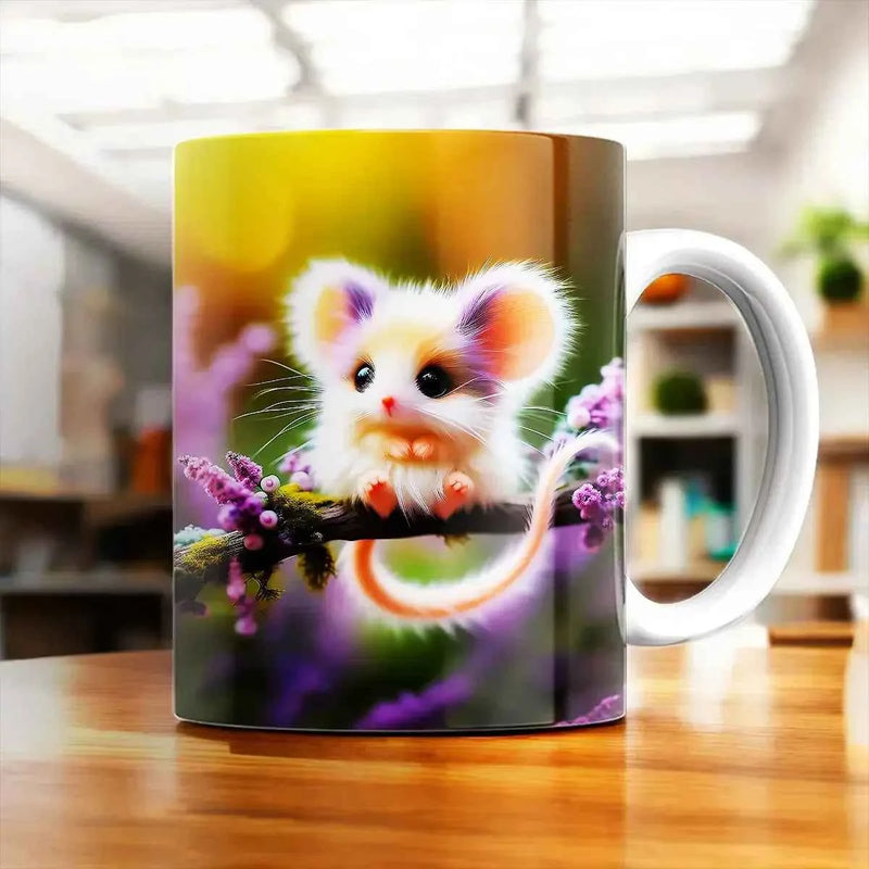 Mug Souris illustré à la main en Anjou
