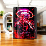 Tasse Sukuna Jujutsu Kaisen illustrée à la main en Anjou