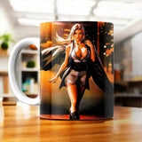 Tasse Tsunade Naruto illustrée à la main en Anjou