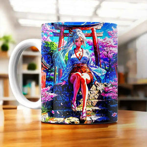 Tasse Yamato One Piece illustrée à la main en Anjou
