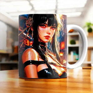 Mug Yor Forger Spy x Family illustré à la main en Anjou