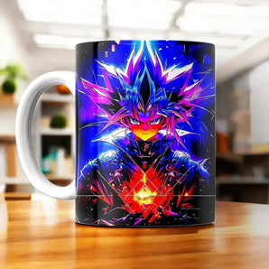 Tasse Yugi Muto Yu-Gi-Oh illustrée à la main en Anjou