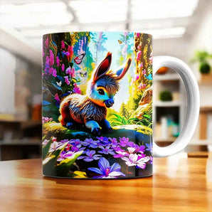 Mug Âne illustré à la main en Anjou