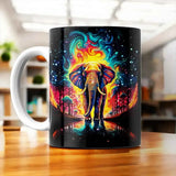 Tasse Éléphant Voyage illustrée à la main en Anjou