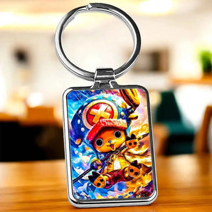 Porte Clé Chopper One Piece illustré à la main en Anjou