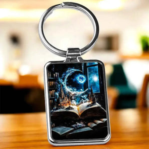 Porte Clé Livre illustré à la main en Anjou