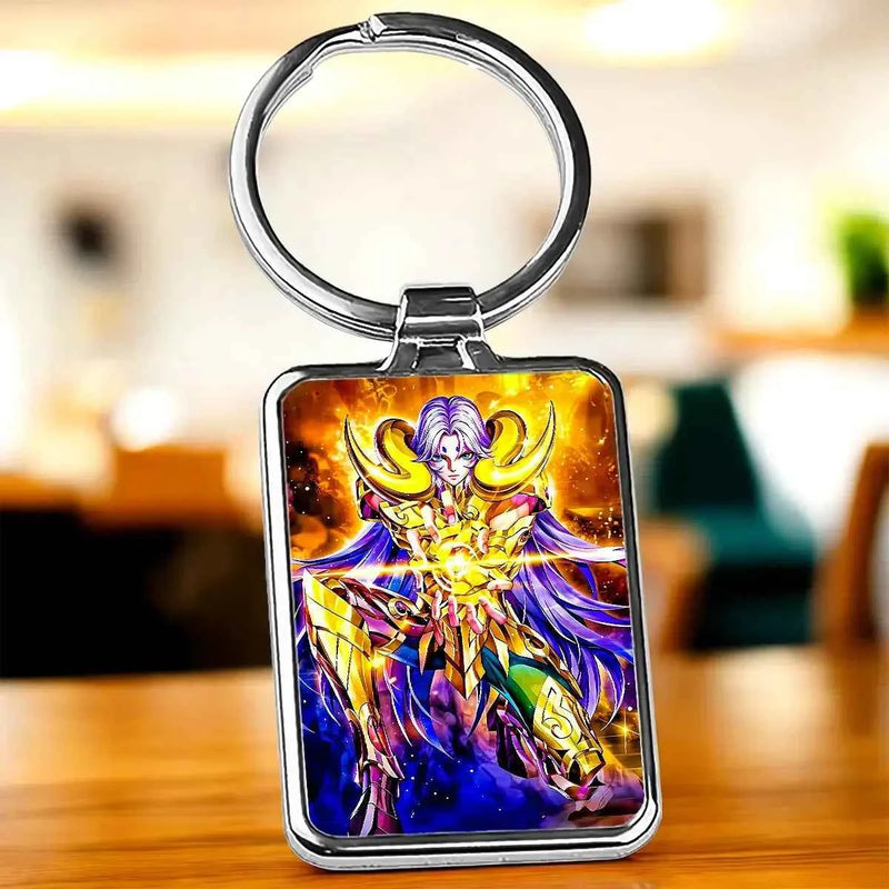 Porte Clé Mû du Bélier Saint Seiya illustré à la main en Anjou