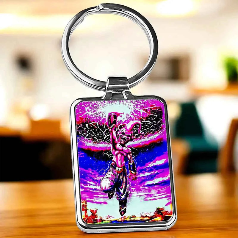 Porte Clé Majin Boo Dragon Ball illustré à la main en Anjou