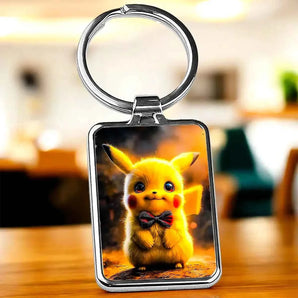 Porte Clé Pikachu illustré à la main en Anjou