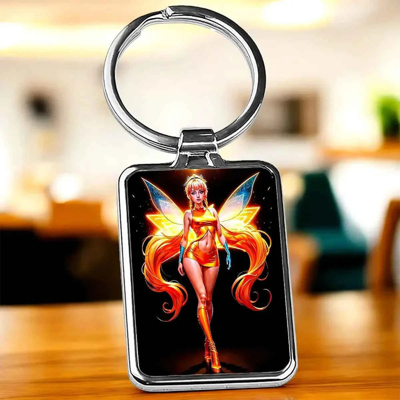 Porte Clé Stella Winx illustré à la main en Anjou