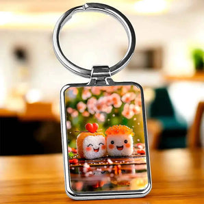 Porte Clé Sushi illustré à la main en Anjou