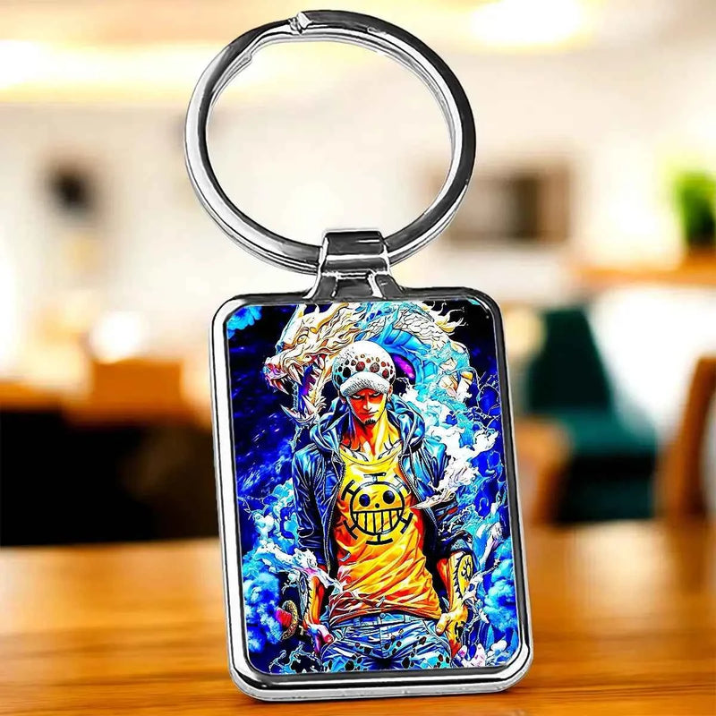 Porte Clé Trafalgar Law One Piece illustré à la main en Anjou